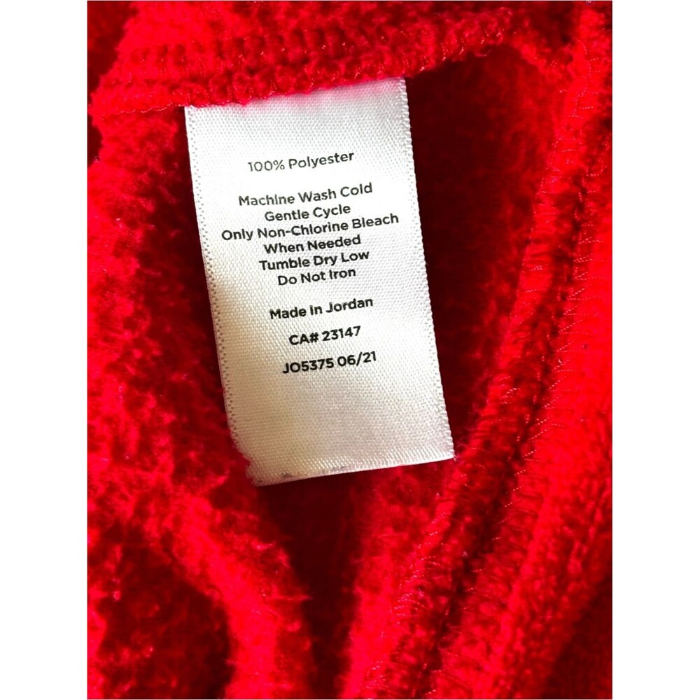 Talbots Microfleece Pullover Top Red Size 1XP - Picture 4 of 4